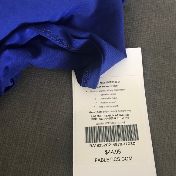 Fabletics crop athletic tank brand new with tags - Picture 4 of 4